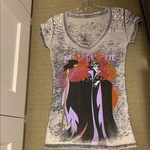 Maleficent Disney Parks V-Neck top Extra Small